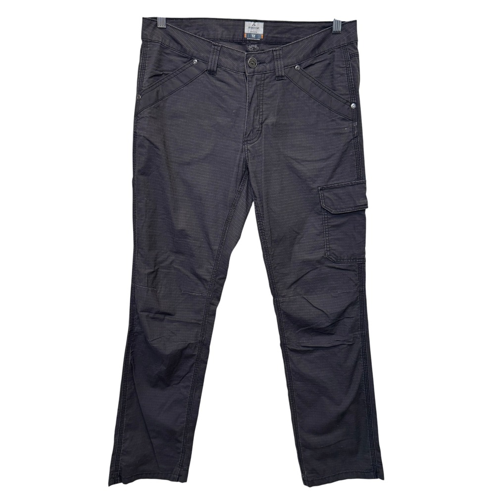 Ridgecut Women Cargo Pants 12 Gray Ripstop Utility Workwear Gorpcore Durable